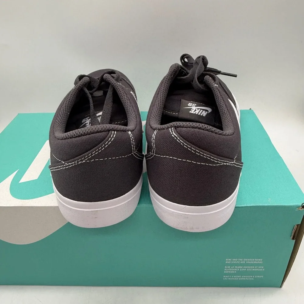Nike SB Charge CNVS Mens Size 8 Thunder Grey White Skate Shoes CD6279-005